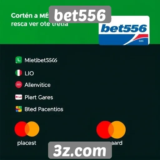 Métodos de pagamento aceitos pelo bet556